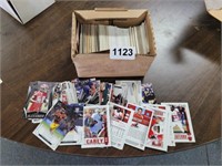 BOX FULL OF MOSTLY FOOTBALL CARDS
