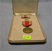 Original WWII good conduct medal and ribbons