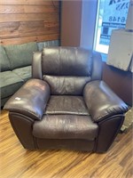Over Sized Leather Recliner