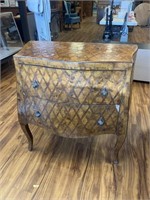 Antique Entryway 2 Drawer Cabinet/Table