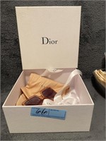 Dior gift box & ribbon + sunglasses w/dustcover