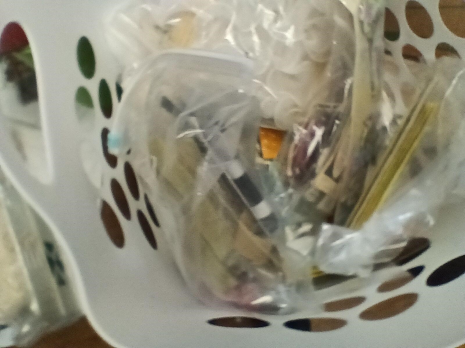 Basket Full Of Lace, Needles, etc NOS