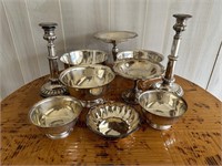 Revere Bowls and Assorted Silver Plate