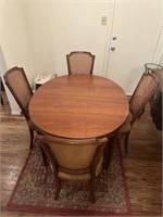 Vintage Kindel Dining Table, Chairs: Look this up!