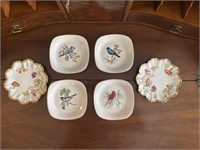 Staffordshire Bird Plates and more