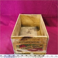 Ganong Bros. Confectionery Wooden Crate