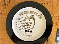 Autographed Mike Ditka Plate