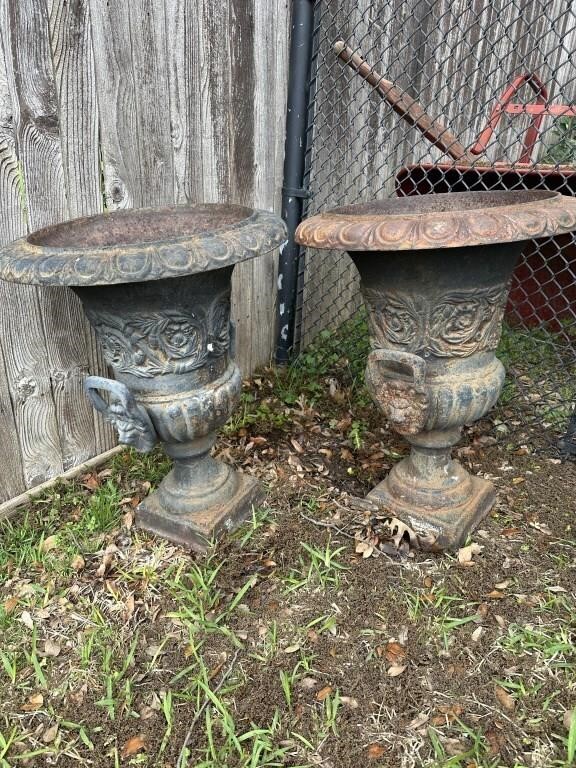 Cast Iron Urns