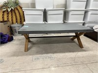 Coffee Table with Metal Top