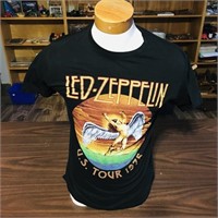 Led Zeppelin US Tour 1975 T-Shirt (Size Medium)