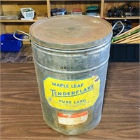 Maple Leaf Tenderflake Pure Lard Large Bucket