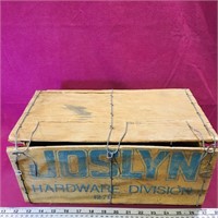 Joslyn Hardware Wooden Crate (Vintage)