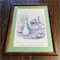 Benjamin Bunny Framed Art Print (Vintage)
