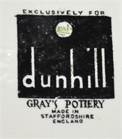 4 Dunhill Ashtrays Gray's Pottery England 1950's