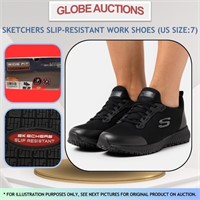 SKETCHERS SLIP-RESISTANT WORK SHOES(US SIZE: 7)