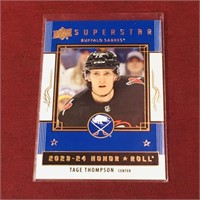 2023 UD Tage Thompson Superstar NHL Hockey Card