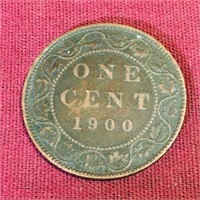 1900 H Canada One Cent Coin