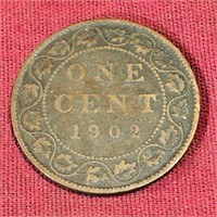 1902 Canada One Cent Coin