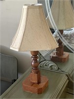 20” Wood Lamp