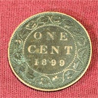 1899 Canada One Cent Coin