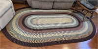 Braided Area Rug Approximately 5’ x 8’