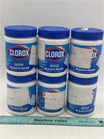 NEW Lot of 6-12ct Clorox Bleach Packs Zero Splash
