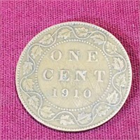 1910 Canada One Cent Coin