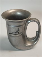 Piedmont Airlines Wilton Armetale USA Pewter Horn