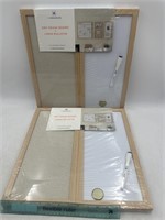 NEW Lot of 2-4Pc RiOrganize Dry Erase & Bulletin