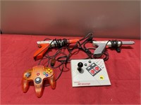 Nintendo controllers and guns