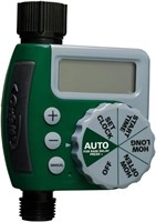 Single-Outlet Hose Watering Timer, 1 Outlet, Green