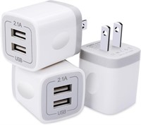 USB Plug, USB Wall Charger 4 Pack