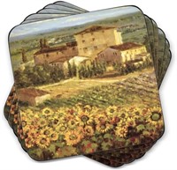 Pimpernel Tuscany Collection Coasters | Set of 6