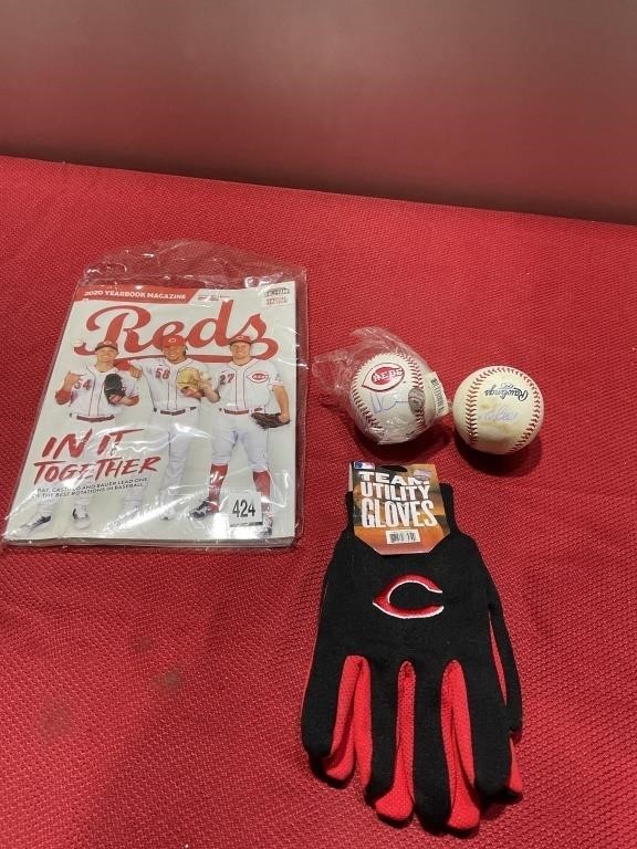 Autographed reds balls and more