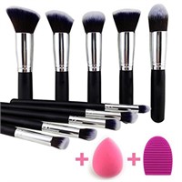 BEAKEY Makeup Brush Set Premium Synthetic Kabuki