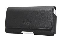 Roots XL Leather Pouch