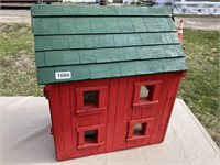 Red barn doll house