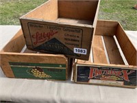 Ea. fruit shipping boxes (3 x bid)