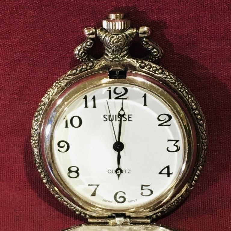 Japan Suisse Quartz Eagle Pocket Watch