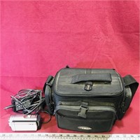 Sony Handycam & Power Supply / Carrying Case