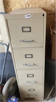 4-drawer, letter size file cabinet