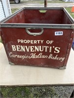 Benvenuti's Bread delivery box