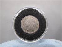 1865 III Cent Coin - Over 150 year old Coin!