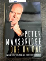 PETER MANSBRIDGE AUTOGRAPHED BOOK