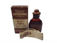 McKessons Mercurochrome Box and Bottle 407