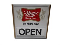 Everbrite Vintage Miller Open Closed Sign 408
