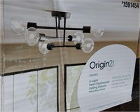 Origin 21 6 Light Semi Flushmount Ceiling Fixture