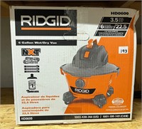 Ridgid 6 Gal Wet Dry Vac, 3.5HP