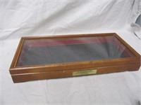 GLASS TOP DISPLAY CASE