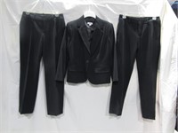Black Merona Pant Suit 2 Pairs Pants